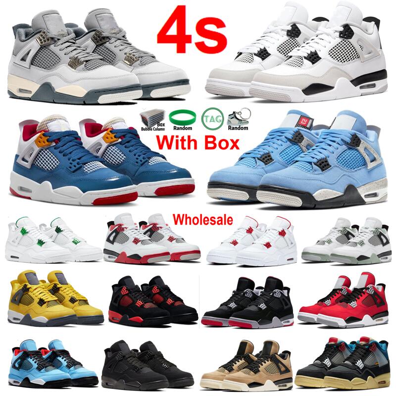 4s With Box Men Basketball Shoes Messy Room 4 Military Black Cat Craft Canvas Infrared Chrome Fire Red Women Shoe Sports Red Thunder Cool Grey UNC Toro Bravo Seafoam, Color-26
4s With Box Men Basketball Shoes Messy Room 4 Military Black Cat Craft Canvas Infrared Chrome Fire Red Women Shoe Sports Red Thunder Cool Grey UNC Toro Bravo Seafoam, Color-26