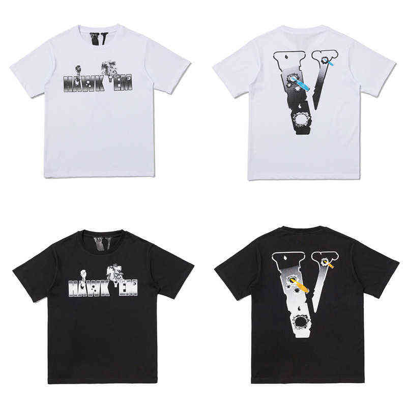 Chao Brand Branded Limited Hawk Em Short Sleeve Loose Half Smoke Damage Printing T-shirt Men' Summer, White
Chao Brand Branded Limited Hawk Em Short Sleeve Loose Half Smoke Damage Printing T-shirt Men' Summer, White