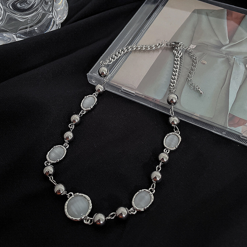 Stainless Steel Pendant Necklaces Splice Chain Small Design Sense