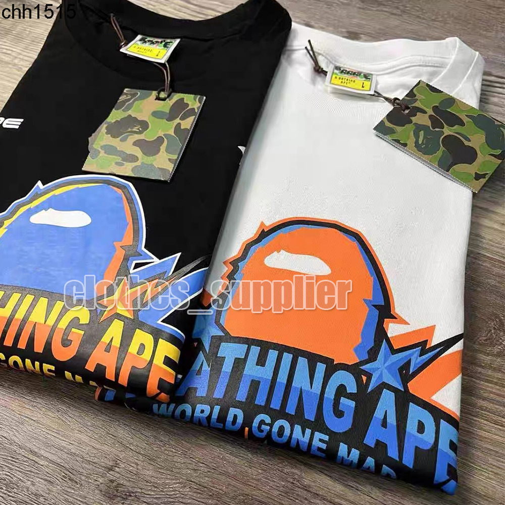 Couple style Unisex lightning Apes T shirt Color Pattern T shirt Summer Round Collar Simple Fashion Creative Short Sleeved Minimalist Print, Contrast color
Couple style Unisex lightning Apes T shirt Color Pattern T shirt Summer Round Collar Simple Fashion Creative Short Sleeved Minimalist Print, Contrast color