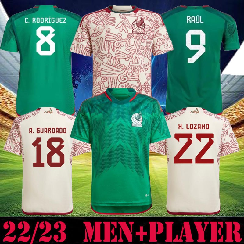 2022 2023 Mexico soccer jersey home away 22 23 RAUL CHICHARITO LOZANO DOS SANTOS football shirt Kids kit women Men sets uniforms Fans player Version, 22/23 home piayer
2022 2023 Mexico soccer jersey home away 22 23 RAUL CHICHARITO LOZANO DOS SANTOS football shirt Kids kit women Men sets uniforms Fans player Version, 22/23 home piayer
