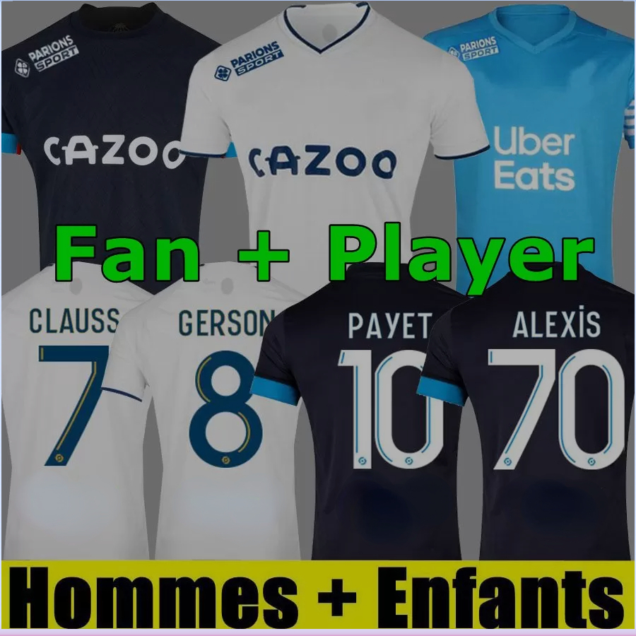 21 22 23 soccer jerseys 2021 2022 2023 MarseilleS MILIK maillot foot CUISANCE GUENDOUZI ALEXIS GERSON PAYET CLAUSS football shirts men kids kit VERETOUT Under, 22 23 away aldult sponsor ligue 1
21 22 23 soccer jerseys 2021 2022 2023 MarseilleS MILIK maillot foot CUISANCE GUENDOUZI ALEXIS GERSON PAYET CLAUSS football shirts men kids kit VERETOUT Under, 22 23 away aldult sponsor ligue 1