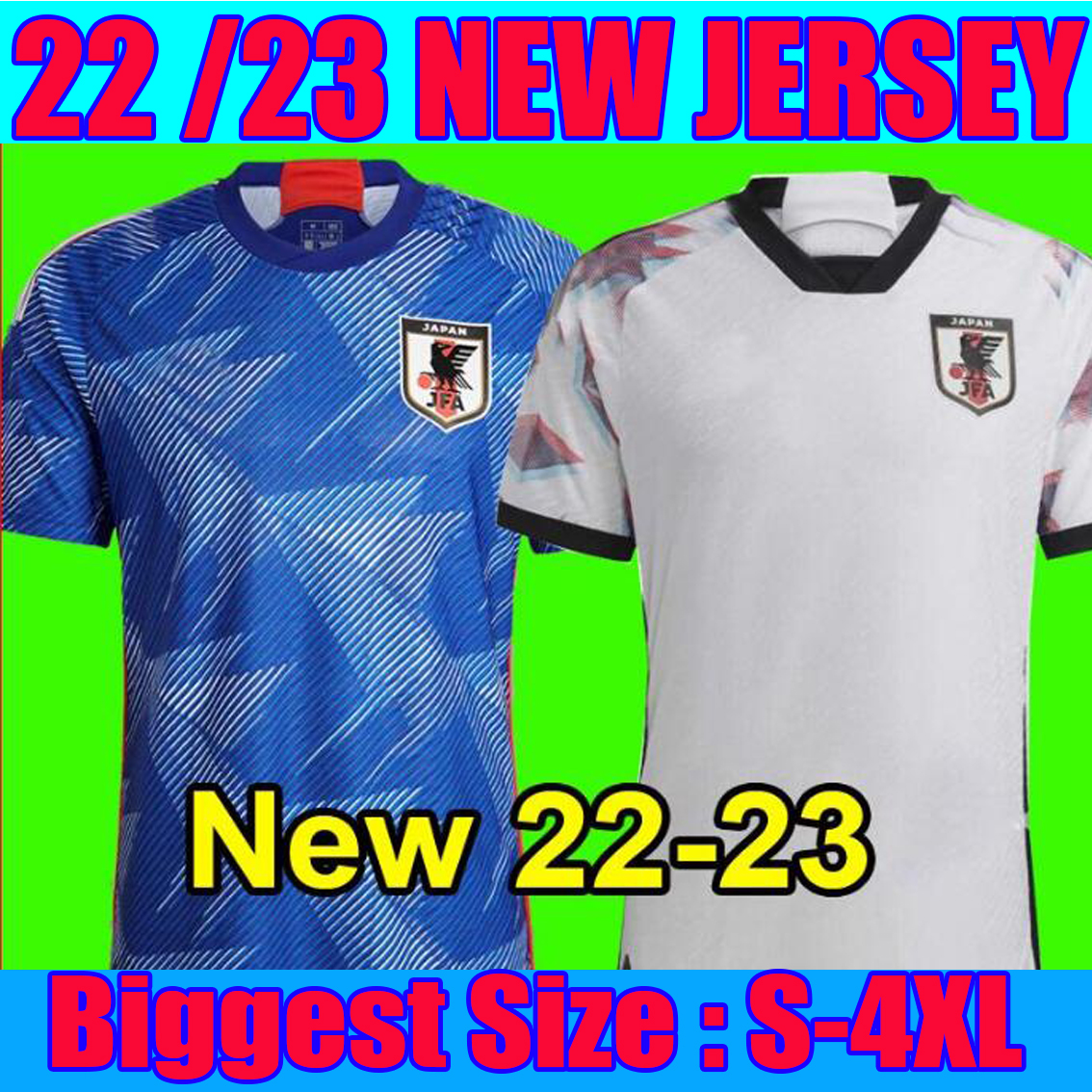 S-4XL TSUBASA Japan soccer jerseys 2022 2023 Japanese HONDA KAGAWA OKAZAKI 22 23 WORLD ATOM CUP fans Player version football shirts men kids kit Unifroms, Adults home
S-4XL TSUBASA Japan soccer jerseys 2022 2023 Japanese HONDA KAGAWA OKAZAKI 22 23 WORLD ATOM CUP fans Player version football shirts men kids kit Unifroms, Adults home