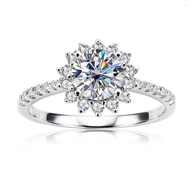 Pendant Necklaces AnuJewel 1ct D Color Moissanite Sunflower Engagement Ring 925 Sterling Silver Flower Wedding Rings For Women
Pendant Necklaces AnuJewel 1ct D Color Moissanite Sunflower Engagement Ring 925 Sterling Silver Flower Wedding Rings For Women