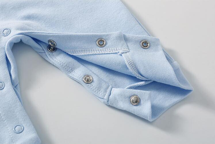 Rompers Baby Boys Rompers Roupa De Bebes Long Sleeve Winter Soft Cotton Girls Clothes Born Clothing Solid kids outfit jumpsuit 220905