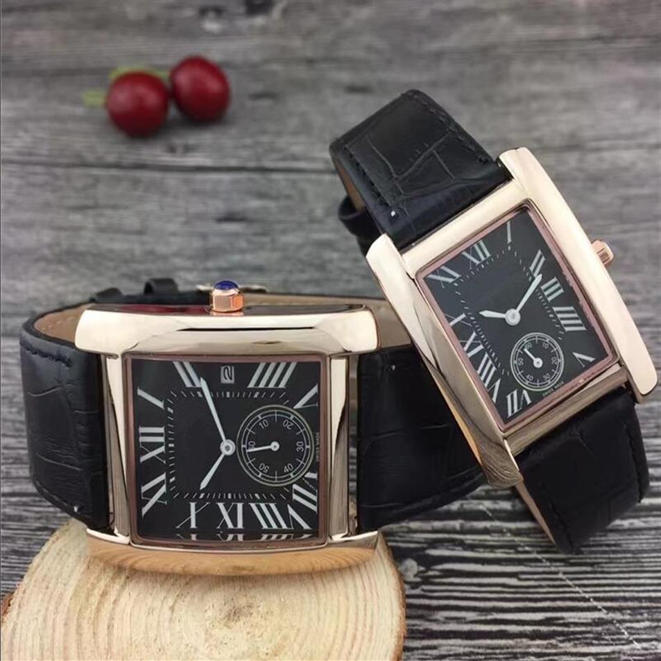 Rectangle Italy Couple Luxury women men watches Leather strap Gold Quartz Classic Wrist watch for Ladies Valentine gift relog257m, Small size
Rectangle Italy Couple Luxury women men watches Leather strap Gold Quartz Classic Wrist watch for Ladies Valentine gift relog257m, Small size