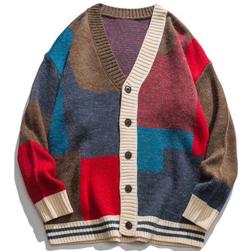 Men's Sweaters Japanese Vintage Cardigan Men Sweater Autumn Winter Loose Casual Sweaters Coat Hip Hop Streetwear Male Fashion Clothing 220906