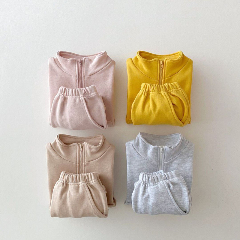 Clothing Sets Spring Autumn Baby Boys Girls Clothes Children Toddler Fashion Costume Kids Tracksuits Letter Hoodies Jacket Pants 2Pcs Sets 220905
