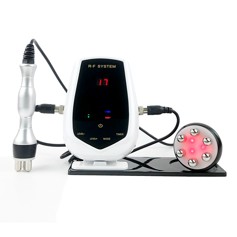 2in1 Multipolar RF Radio Frequency Facial Machine Eye Massage Skin Rejuvenation Wrinkle Removal Body Tightening Red Light Beauty Care Home Use Slimmin