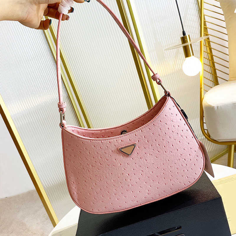 Evening Bags Ostrich Hobo Bag Half Moon Handbag Shoulder Bags Genuine Leather Armpit Bag Women Coin Purse Clutch Wallets Triangle Sequins P
Evening Bags Ostrich Hobo Bag Half Moon Handbag Shoulder Bags Genuine Leather Armpit Bag Women Coin Purse Clutch Wallets Triangle Sequins P