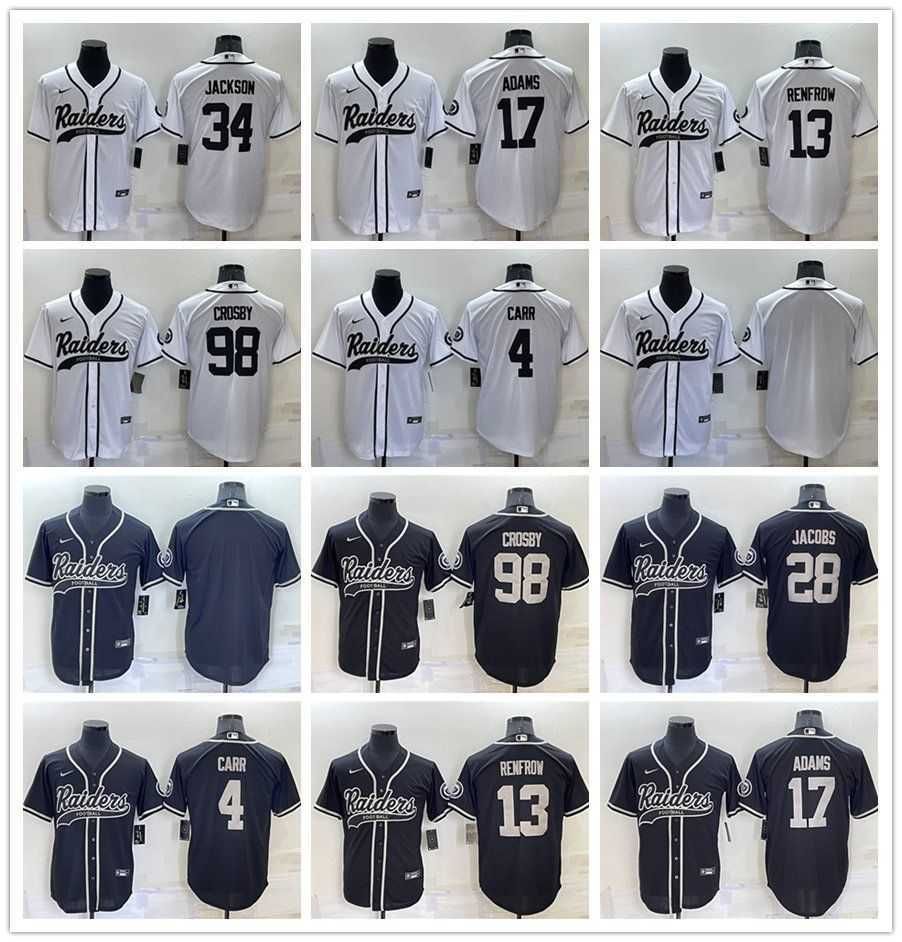 Jersey Baseball Football Las Vegas''Raiders''Men Davante Adams #17 Bo Jackson #34 Maxx Crosby #98 Black Hunter Renfrow Cool Base Stitched''nfl, 12
Jersey Baseball Football Las Vegas''Raiders''Men Davante Adams #17 Bo Jackson #34 Maxx Crosby #98 Black Hunter Renfrow Cool Base Stitched''nfl, 12