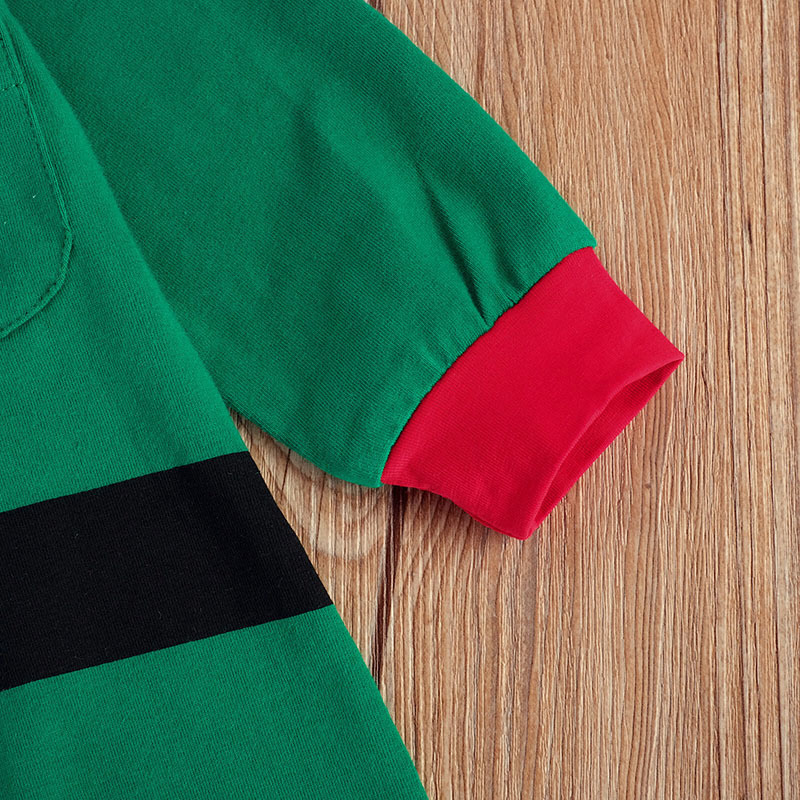 Rompers Toddler Baby's Clothes Girl Boy Elf Year Christmas Costume Jumpsuit Hat 2 Pieces Xmas Dress Outfit Infant Kids Rompers 220905