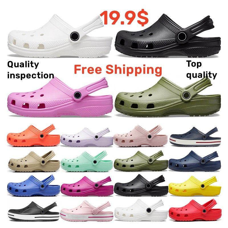 Freeship Croc Clog designer Sandals slippers slides Buckle classic mens triple black white red Khaki bule pink Waterproof Shoes Nursing rJw
Freeship Croc Clog designer Sandals slippers slides Buckle classic mens triple black white red Khaki bule pink Waterproof Shoes Nursing rJw
