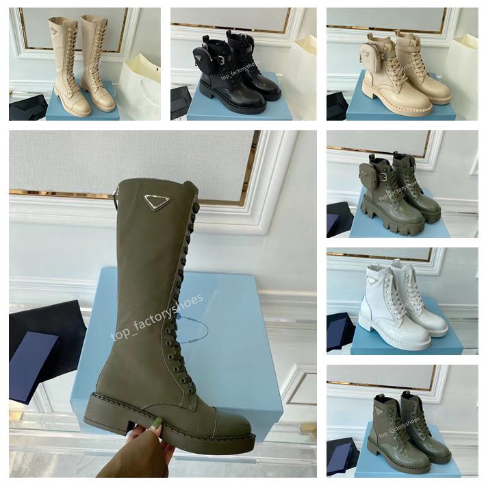 Designer Women Boots Rois Boot Martin Boots Glossy Leather ReNylon Boot Brand Rubber Boots Fashion Comfortable Lace Up Shoes 35-40, Color 1 
Designer Women Boots Rois Boot Martin Boots Glossy Leather ReNylon Boot Brand Rubber Boots Fashion Comfortable Lace Up Shoes 35-40, Color 1
