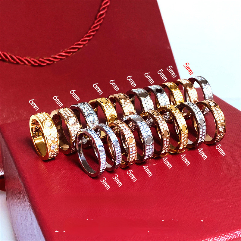 love screw ring mens rings classic luxury designer jewelry women Titanium steel Alloy Gold-Plated Gold Silver Rose Never fade Not allergic 3/4/5mm
love screw ring mens rings classic luxury designer jewelry women Titanium steel Alloy Gold-Plated Gold Silver Rose Never fade Not allergic 3/4/5mm