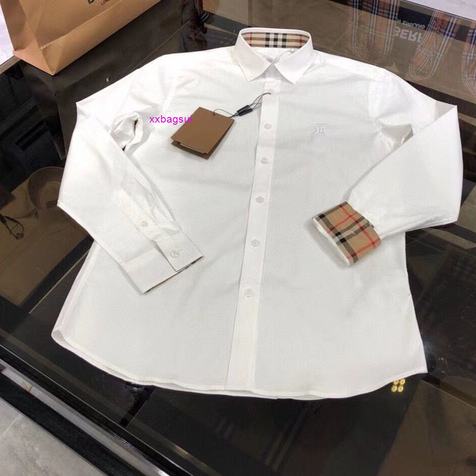 men' shirts burbrerys 22ss summer new classic four seasons solid color men' business casual button micro elastic slim long sleeve shirt anti Zou, Black
men' shirts burbrerys 22ss summer new classic four seasons solid color men' business casual button micro elastic slim long sleeve shirt anti Zou, Black