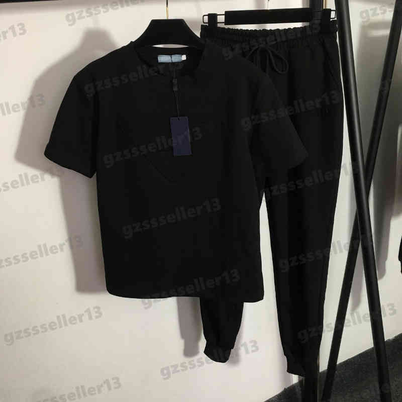Jogging Suit Women Tracksuits Fashion Short-sleeved T-shirt And Loose Pants High Quality Two Piece Sets Outfit Designer Women Clothing 0912
Jogging Suit Women Tracksuits Fashion Short-sleeved T-shirt And Loose Pants High Quality Two Piece Sets Outfit Designer Women Clothing 0912