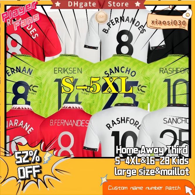 22 23 24 soccer jerseys MAN Utd football shirt 2022 2023 ANTONY SANCHO RASHFORD CASEMIRO B.FERNANDES MARTINEZ Jersey dhgate 4XL maillot men kids kit T shirts, 22 23 third kids
22 23 24 soccer jerseys MAN Utd football shirt 2022 2023 ANTONY SANCHO RASHFORD CASEMIRO B.FERNANDES MARTINEZ Jersey dhgate 4XL maillot men kids kit T shirts, 22 23 third kids