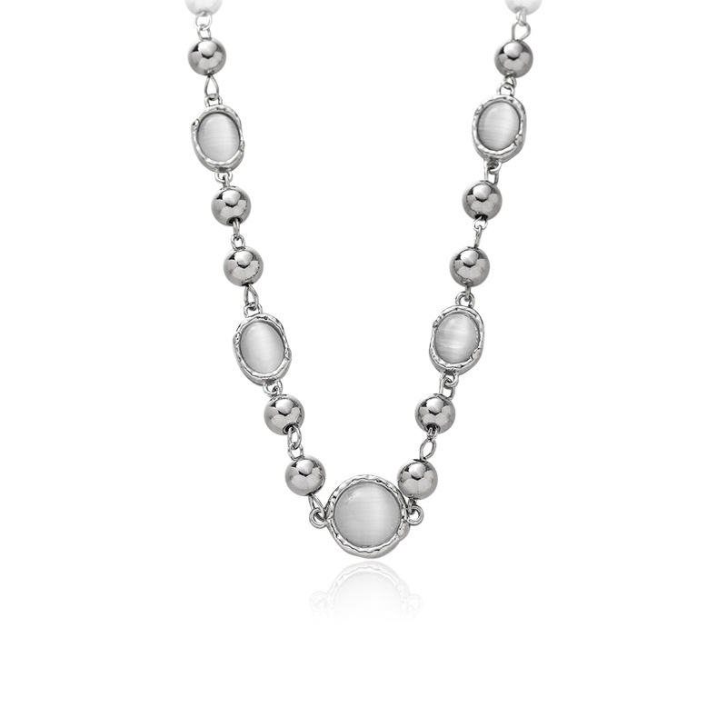 Stainless Steel Pendant Necklaces Splice Chain Small Design Sense
