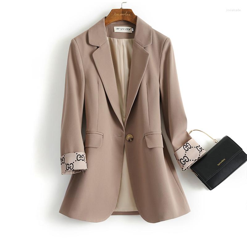 Women's Suits Casual Small Suit Jacket Women's 2022 Spring Autumn Blazer Female Fashion Loose Professional Outerwear, Khaki
Women's Suits Casual Small Suit Jacket Women's 2022 Spring Autumn Blazer Female Fashion Loose Professional Outerwear, Khaki