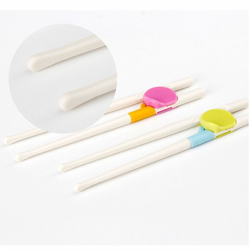 Cups Dishes Utensils Kids Training Chopsticks Fun Learning Correct Use Children 1 Pair Baby Feeding Accessories 220906
