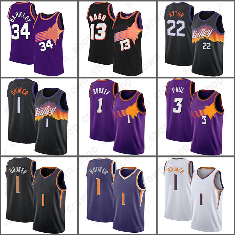 Devin Booker 1 Baseball Jerseys Chris Paul Steve Nash Charles Barkley DeAndre Ayton 34 3 13 Sun Shirt Jersey, Men(tai yang)
Devin Booker 1 Baseball Jerseys Chris Paul Steve Nash Charles Barkley DeAndre Ayton 34 3 13 Sun Shirt Jersey, Men(tai yang)