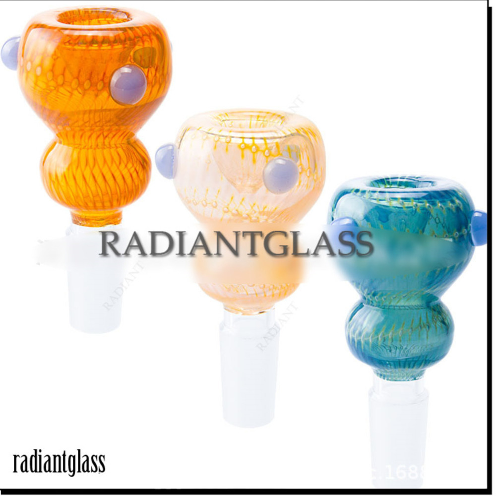14mm 18mm male Joint bowl Thick Glass tobacco Bowls beautiful Bong smoking Silde Bowls G Heady Colored bowl for Water Pipes
14mm 18mm male Joint bowl Thick Glass tobacco Bowls beautiful Bong smoking Silde Bowls G Heady Colored bowl for Water Pipes