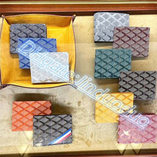 Luxurys coin purse designer mens wallet passport holder Mini fashion goya Leather Men Women's card Holders Coin top quality Wallets key pouch Pocket Interior Slot, Black+brown
Luxurys coin purse designer mens wallet passport holder Mini fashion goya Leather Men Women's card Holders Coin top quality Wallets key pouch Pocket Interior Slot, Black+brown