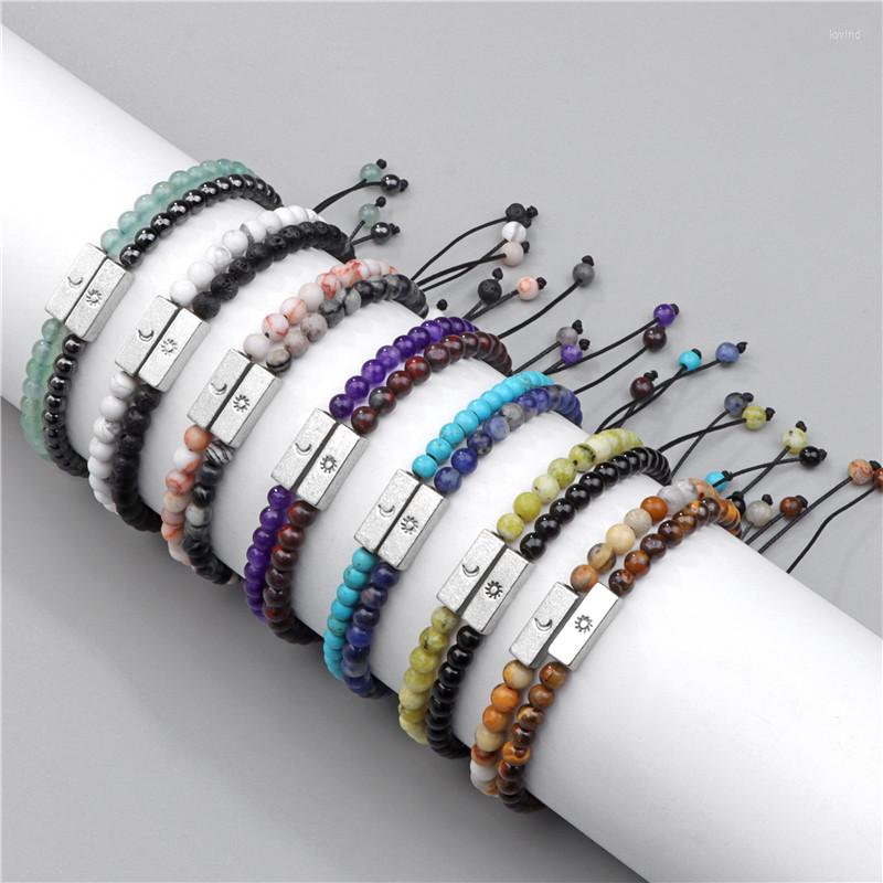 Strand Pair Couple Beads Bracelets Natural Stone Bracelet Charm Lover Friends Bangle Adjustable Elastic Rope Jewelry Present
Strand Pair Couple Beads Bracelets Natural Stone Bracelet Charm Lover Friends Bangle Adjustable Elastic Rope Jewelry Present