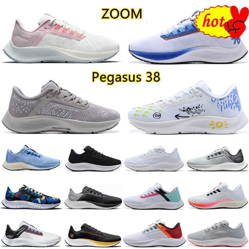 Sandals TOP Running Shoes Designer ZOOM Pegasus 38 Running Shoes Blue Ribbon Royal Triple Black Nathan Bell Game Barely Rose White Metallic Silver, Color#5 
Sandals TOP Running Shoes Designer ZOOM Pegasus 38 Running Shoes Blue Ribbon Royal Triple Black Nathan Bell Game Barely Rose White Metallic Silver, Color#5