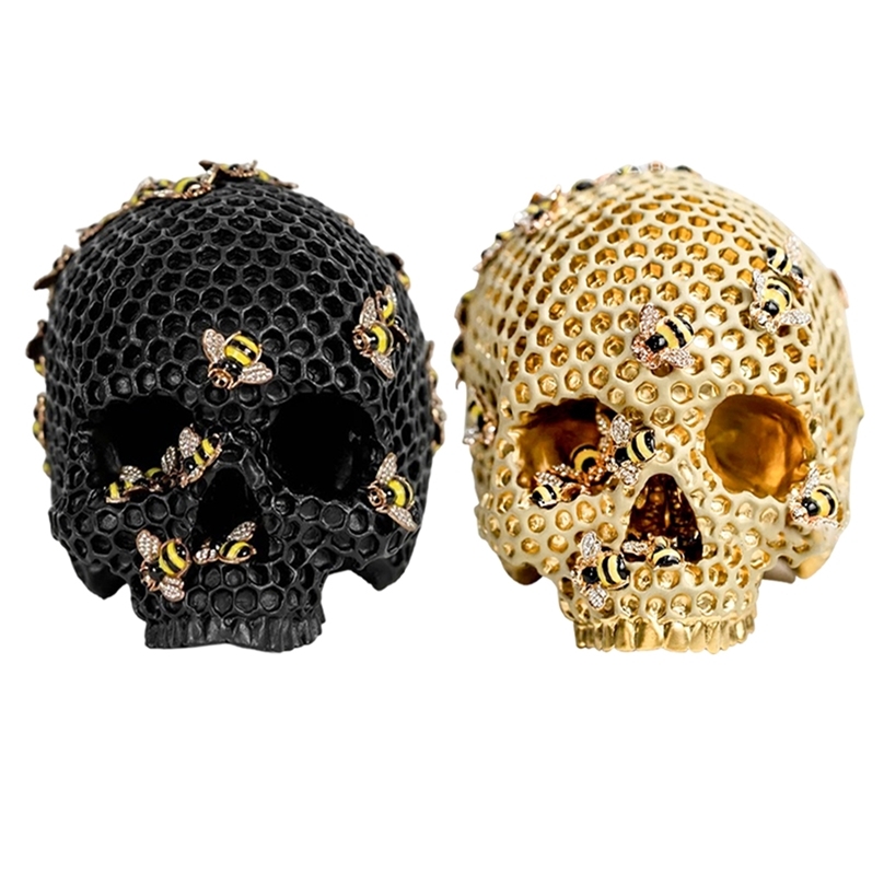 Party Decoration Modern Honeycomb Skull Sculpture Desktop Figurine Halloween Skeleton Human Head Model Statues Halloween Props Decors 220906
Party Decoration Modern Honeycomb Skull Sculpture Desktop Figurine Halloween Skeleton Human Head Model Statues Halloween Props Decors 220906