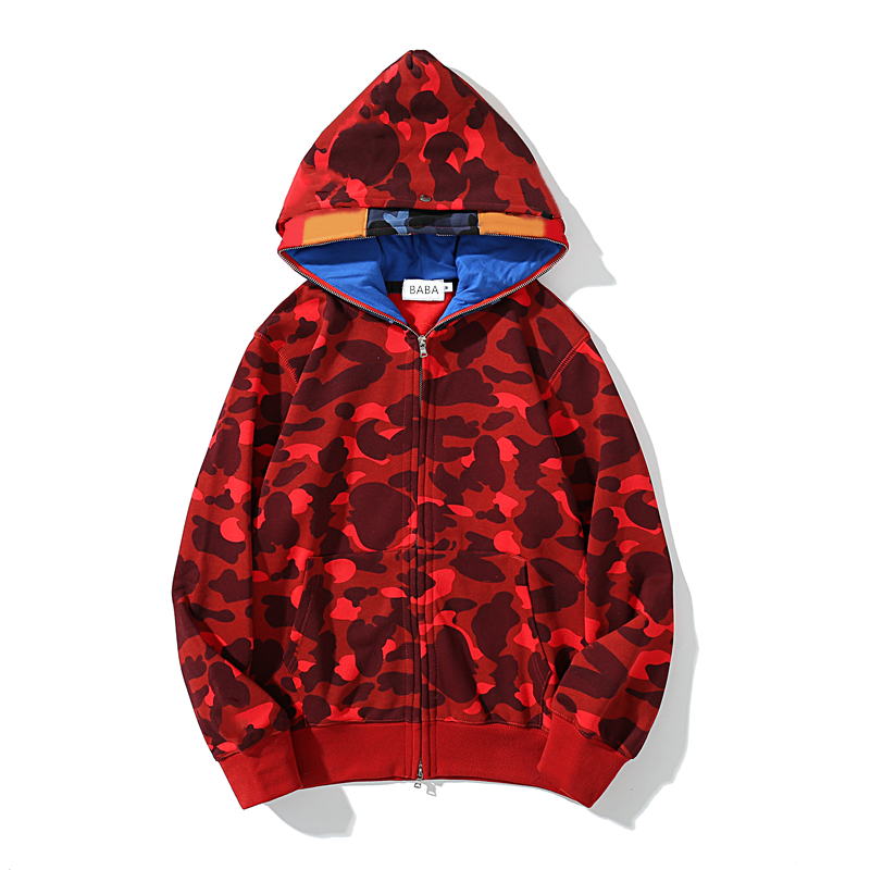 Shark full zip tiger Mens hoodies jacket High quality designer men women color grid Harajuku stylist sweatshirt Fashion Luminous co-branding camouflage hoodys 3-6, 1 button
Shark full zip tiger Mens hoodies jacket High quality designer men women color grid Harajuku stylist sweatshirt Fashion Luminous co-branding camouflage hoodys 3-6, 1 button