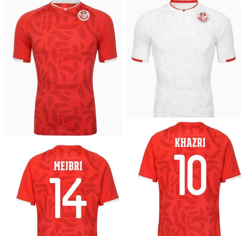 Tunisia Customized 22-23 Thai Quality Soccer Jerseys shirts wear national kingcaps football shirt Custom wear 10 KHAZRI 14 MEJBRI 12 MAALOUL 11 KHALIFA 13 SASSI, 22-23 home
Tunisia Customized 22-23 Thai Quality Soccer Jerseys shirts wear national kingcaps football shirt Custom wear 10 KHAZRI 14 MEJBRI 12 MAALOUL 11 KHALIFA 13 SASSI, 22-23 home