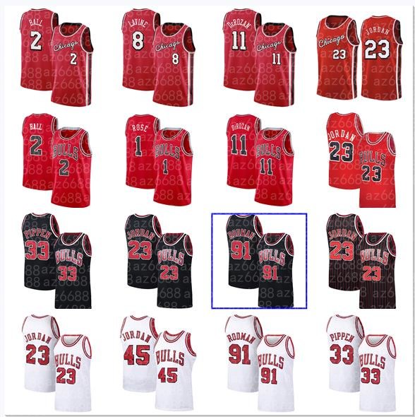9 45 23 Michael Dennis 91 Rodman Lonzo 2 Ball Scottie 33 Pippen DeMar 11 DeRozan Basketball Zach 8 LaVine Men 75th Anniversary Chicago''Bulls''Jerseys black, Jersey
9 45 23 Michael Dennis 91 Rodman Lonzo 2 Ball Scottie 33 Pippen DeMar 11 DeRozan Basketball Zach 8 LaVine Men 75th Anniversary Chicago''Bulls''Jerseys black, Jersey
