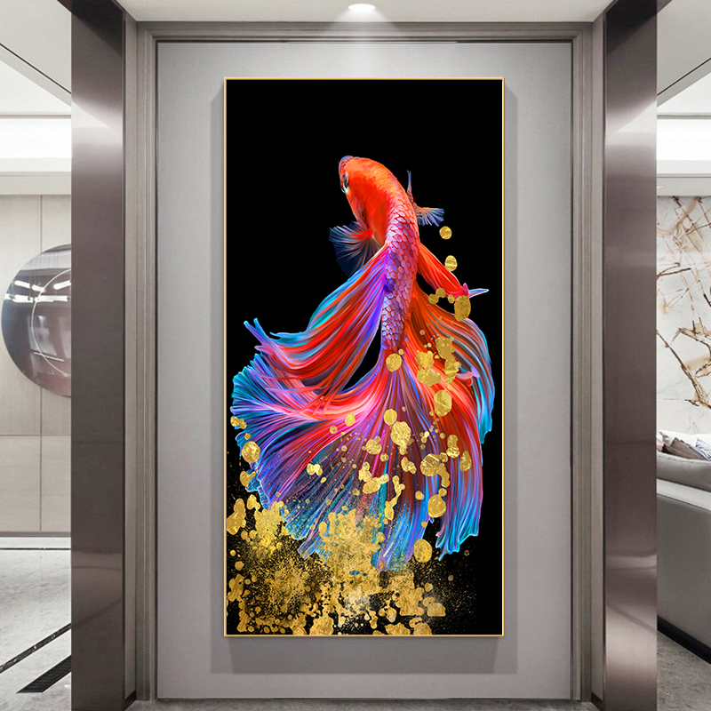 Canvas Painting Color Koi Fish Landscape Oil on Art Cuadros Posters and Prints Scandinavian Wall Art Picture for Living Room
Canvas Painting Color Koi Fish Landscape Oil on Art Cuadros Posters and Prints Scandinavian Wall Art Picture for Living Room