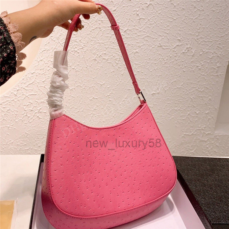 Designer Handbag Underarm Shoulder Bag Half Moon Hobos Tote Bags Purses Wallet Geometric Ostrich Skin Waist Letters Classic Women Ladies Lux, Color a
Designer Handbag Underarm Shoulder Bag Half Moon Hobos Tote Bags Purses Wallet Geometric Ostrich Skin Waist Letters Classic Women Ladies Lux, Color a