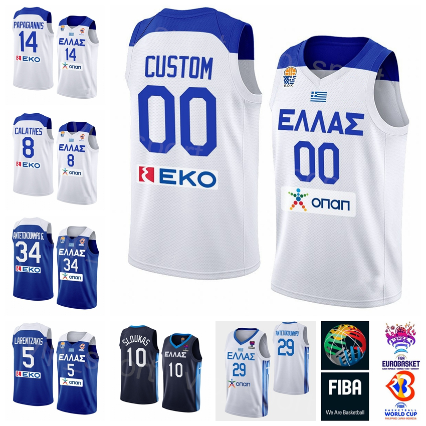 Print National Team EuroBasket 8 Nick Calathes Jersey Greece Basketball 19 Vasileios Mouratos 44 Michalis Lountzis 16 Kostas Papanikolaou 41 Leonidas Kaselakis, 2022 world cup patch
Print National Team EuroBasket 8 Nick Calathes Jersey Greece Basketball 19 Vasileios Mouratos 44 Michalis Lountzis 16 Kostas Papanikolaou 41 Leonidas Kaselakis, 2022 world cup patch