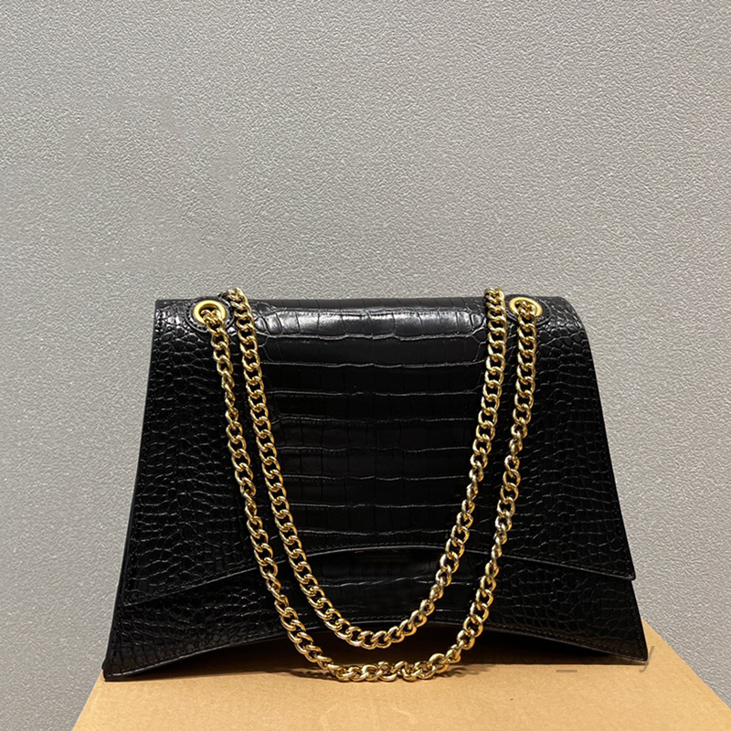 Evening Bags 36cm Alligator Hourglass Bag Sliding Chain Crossbody Shoulder Bags Purse High Quality Hobo Crescent Bags Women Handbags Genuin
Evening Bags 36cm Alligator Hourglass Bag Sliding Chain Crossbody Shoulder Bags Purse High Quality Hobo Crescent Bags Women Handbags Genuin