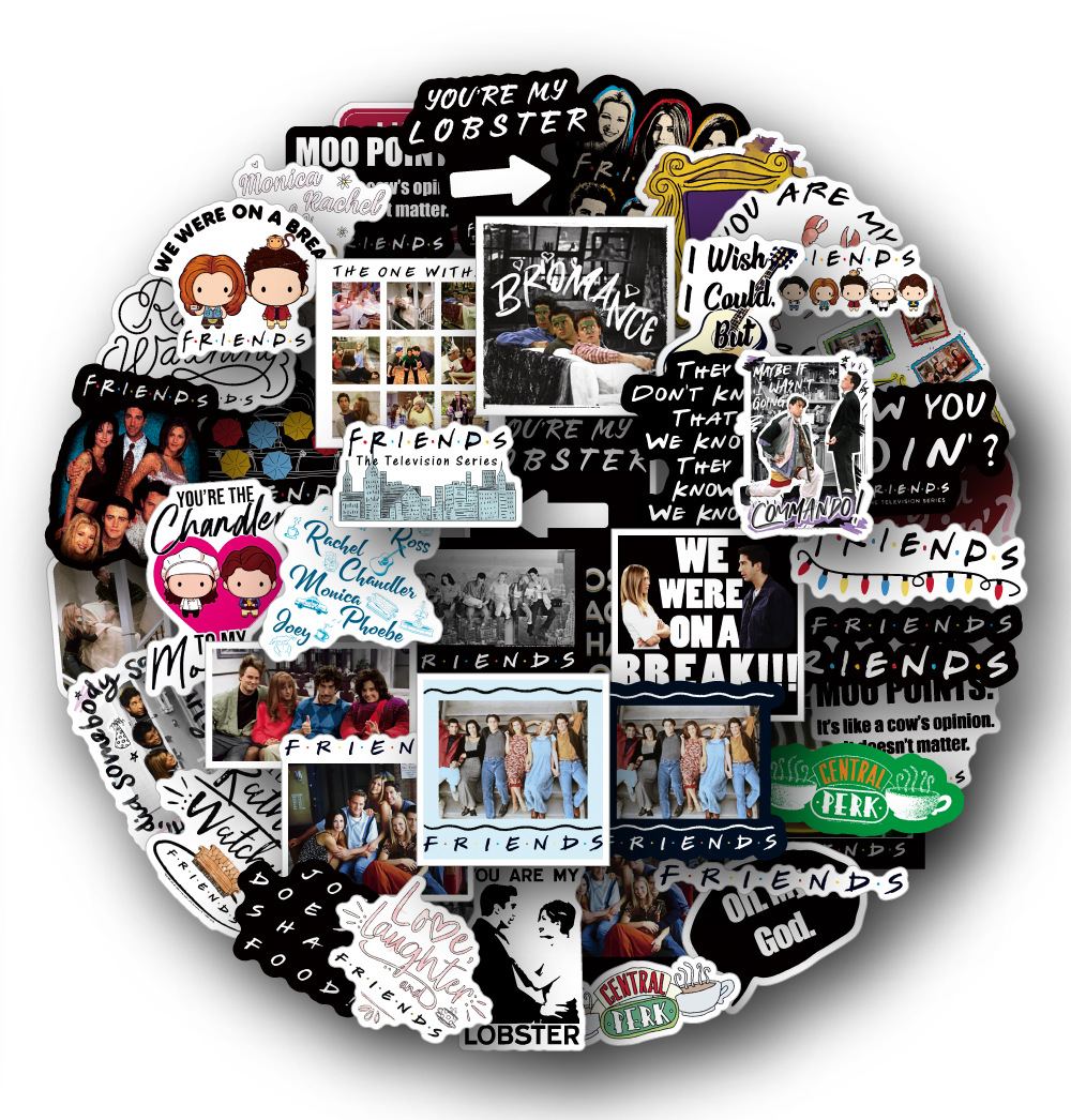 50PCS Graffiti Skateboard Stickers friends For Car Baby Helmet Pencil Case Diary Phone Laptop Planner Decoration Book Album Kids Toys DIY Decals, Multi colors
50PCS Graffiti Skateboard Stickers friends For Car Baby Helmet Pencil Case Diary Phone Laptop Planner Decoration Book Album Kids Toys DIY Decals, Multi colors