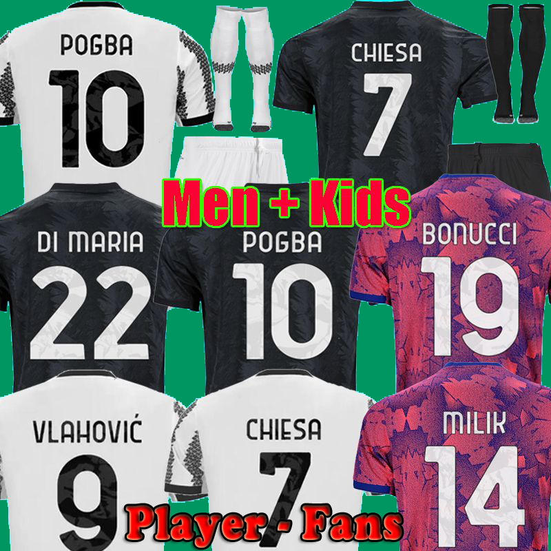 22 23 VLAHOVIC CHIESA MILIK soccer jerseys Player Fans 2022 2023 POGBA men kids kit set BONUCCI football shirts kit MCKENNIE DI MARIA uniform JERSEY Bremer Kostic, Player version away
22 23 VLAHOVIC CHIESA MILIK soccer jerseys Player Fans 2022 2023 POGBA men kids kit set BONUCCI football shirts kit MCKENNIE DI MARIA uniform JERSEY Bremer Kostic, Player version away