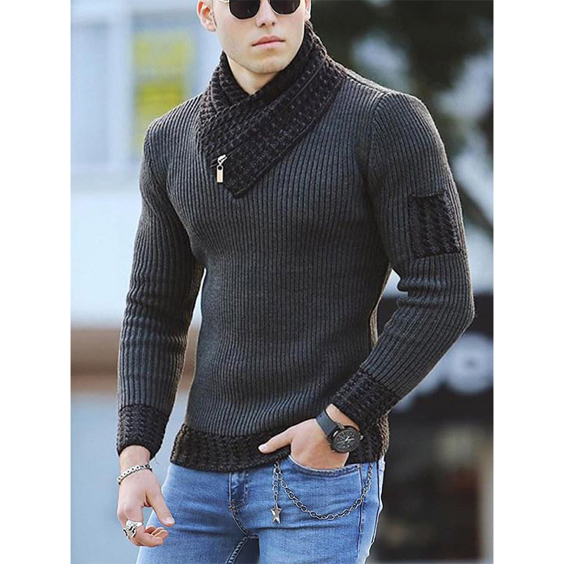 Men's Sweaters Sweater Turtleneck Men Winter Fashion Vintage Style Sweater Male Slim Fit Warm Pullovers Knitted Wool Sweaters Thick Top Men 22090