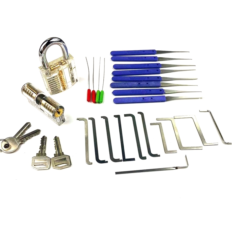 Door Locks Arrivals Fun Picking Game Set Transparent Practice Tension Wrench Remove Tools 220906