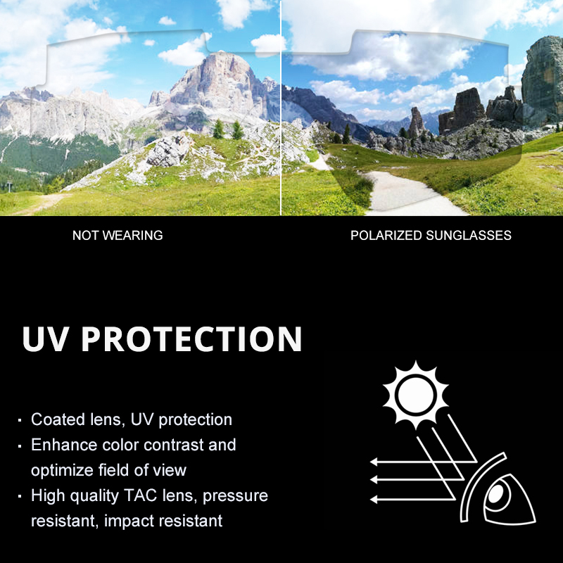 Fashion Cycling Glasses UV400 Outdoor Polarized Sports Eyewear Fashion Bike Bicycle Sunglasses Mtb Goggles with Case