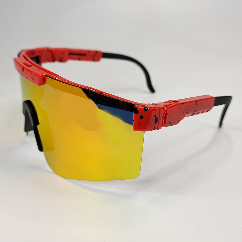 Fashion Cycling Glasses UV400 Outdoor Polarized Sports Eyewear Fashion Bike Bicycle Sunglasses Mtb Goggles with Case