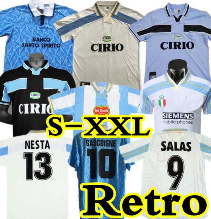 1999 2000 2001 LAZIO Retro Jerseys KLOSE 11 SERGEJ 91 92 98 99 Soccer jersey NESTA 13 Home maglietta da calciatore, 99-00
1999 2000 2001 LAZIO Retro Jerseys KLOSE 11 SERGEJ 91 92 98 99 Soccer jersey NESTA 13 Home maglietta da calciatore, 99-00