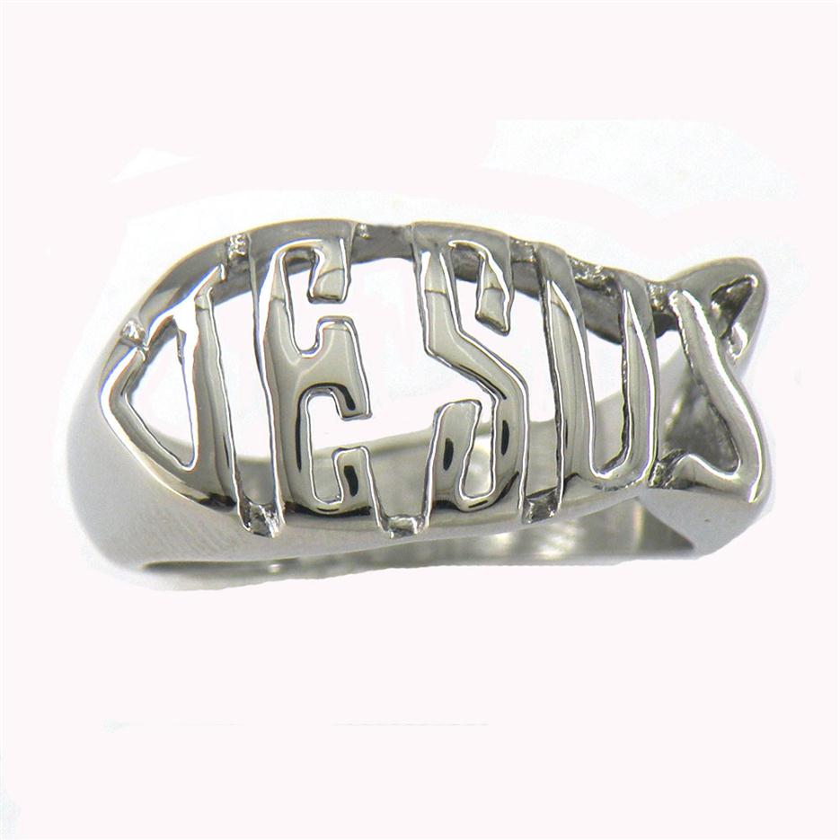FANSSTEEL stainless steel vintage mens or wemens jewelry SIGNET FISH SHAPE JESUS CHRIST RING LETTERS RING 11W16242U
FANSSTEEL stainless steel vintage mens or wemens jewelry SIGNET FISH SHAPE JESUS CHRIST RING LETTERS RING 11W16242U