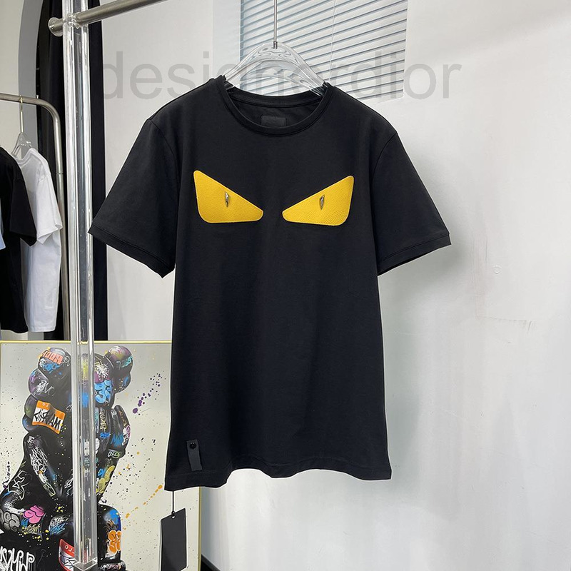 Women's T-Shirt designer Genuine FD little monster leather yellow devil eye short sleeve T-shirt energetic and fashionable Unisex QUUE, 2# packing bag
Women's T-Shirt designer Genuine FD little monster leather yellow devil eye short sleeve T-shirt energetic and fashionable Unisex QUUE, 2# packing bag
