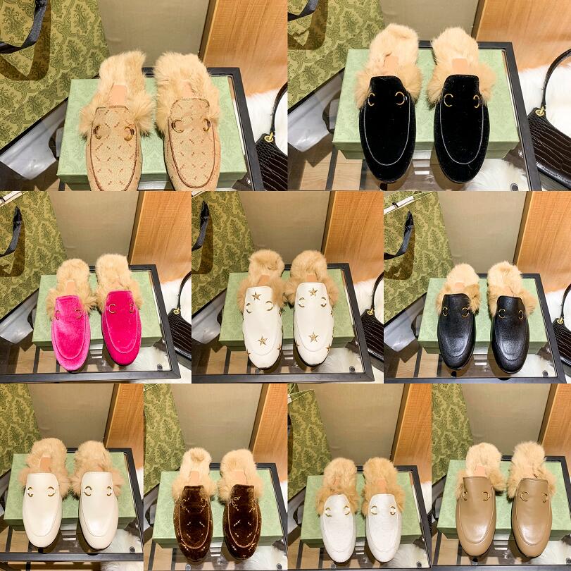 Classic Women Half Slipper Designer Suede Velvet Leather Slippers Rabbit Fur Winter Plush Slipper Luxury Warmth Flat Bottom Leisure Loafers, Not for individual sale
Classic Women Half Slipper Designer Suede Velvet Leather Slippers Rabbit Fur Winter Plush Slipper Luxury Warmth Flat Bottom Leisure Loafers, Not for individual sale