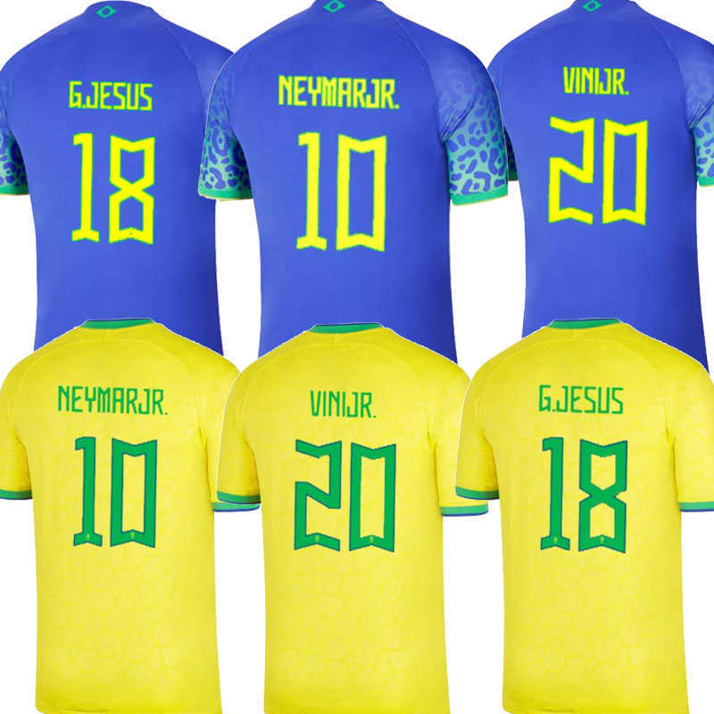 22 23 NEYMAR JR COUTINHO VINICIUS Soccer Jersey BrAZiLs National Team home away third 2022 2023 Camisa Brasil Kids Kit Football Shirt Women
22 23 NEYMAR JR COUTINHO VINICIUS Soccer Jersey BrAZiLs National Team home away third 2022 2023 Camisa Brasil Kids Kit Football Shirt Women