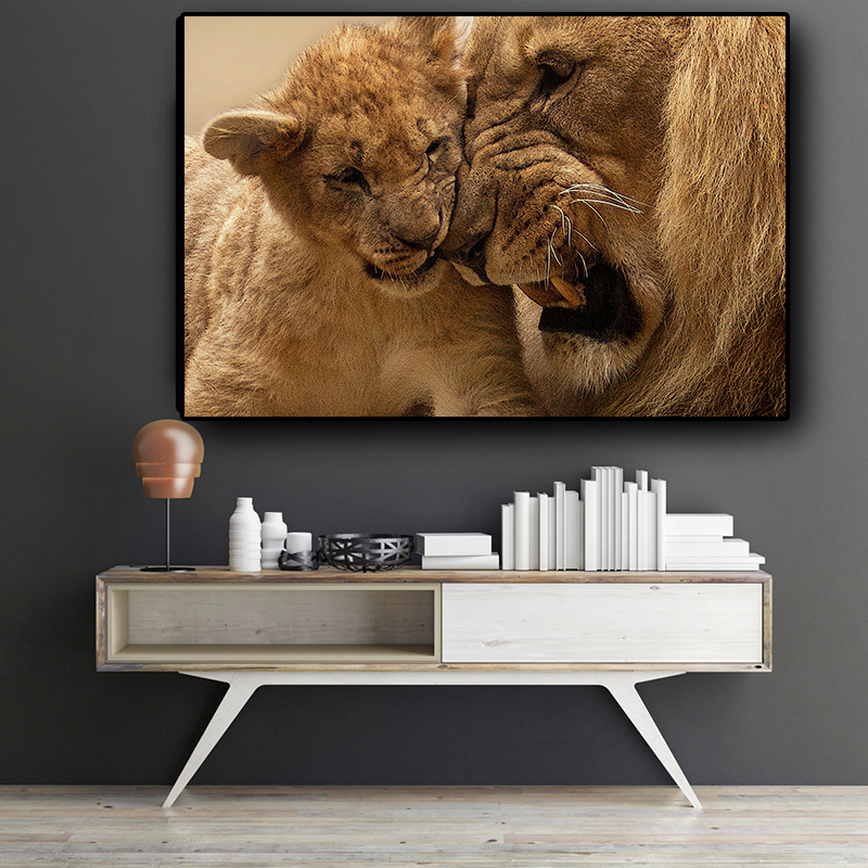 Canvas Painting Lion and Tiger Wild Animal Landscape Scandinavian Posters and Prints Cuadros Wall Art Picture For Living Room
Canvas Painting Lion and Tiger Wild Animal Landscape Scandinavian Posters and Prints Cuadros Wall Art Picture For Living Room